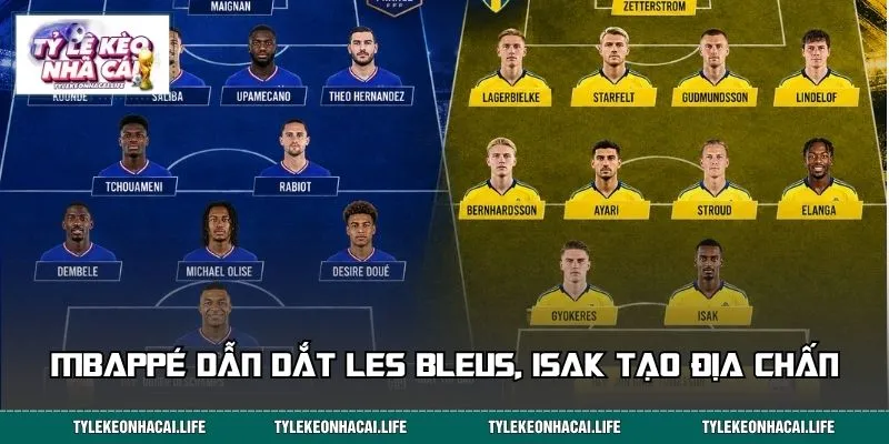 Mbappé dẫn dắt Les Bleus, Isak - Gyökeres tạo địa chấn