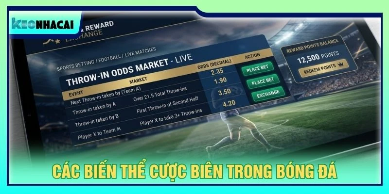 Các biến thể cược biên trong bóng đá