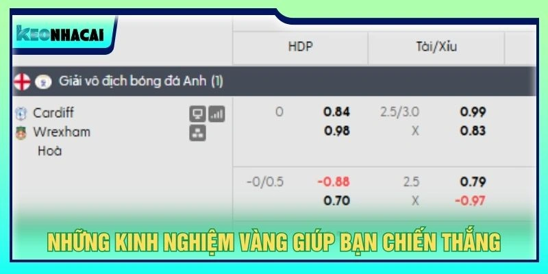 Những kinh nghiệm vàng giúp bạn chiến thắng