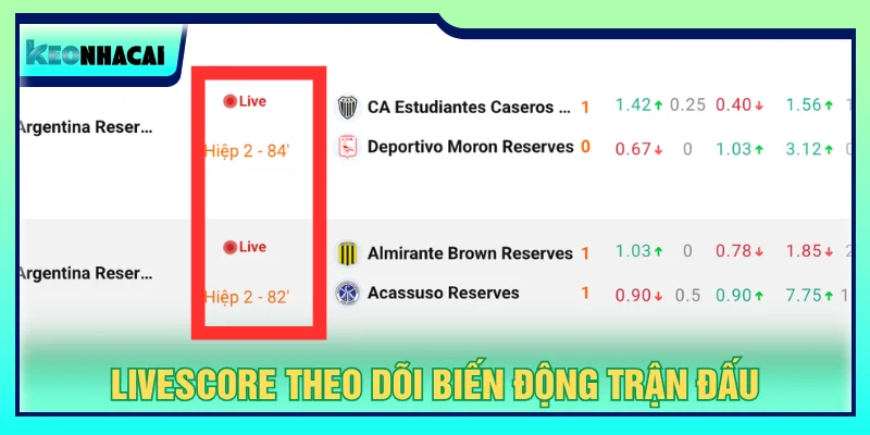 Trận đấu được live trực tiếp trên mạng không có độ trễ